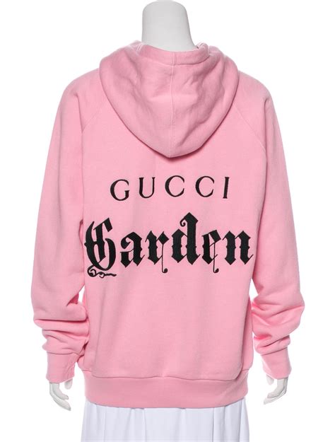 gucci garden hoodie blue|Gucci oversized logo hoodie.